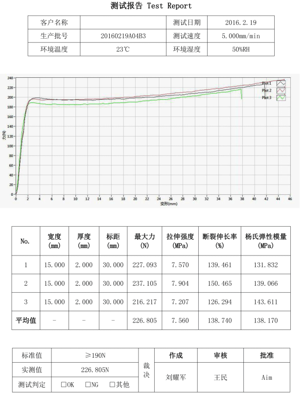 測試報告